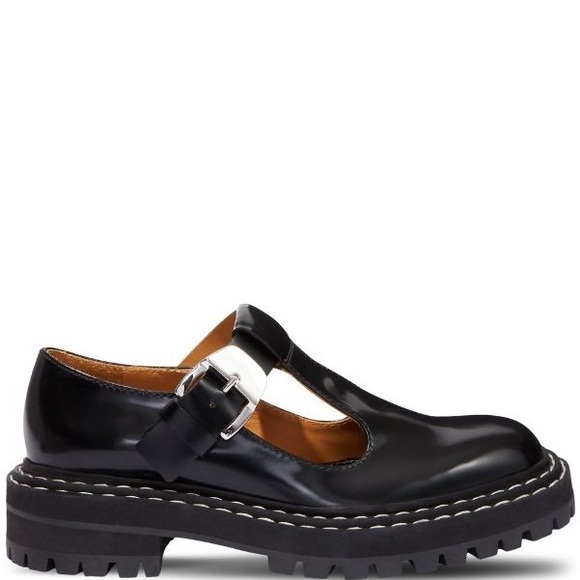 Proenza Schouler Black Mary Jane Oxfords - Size 41 - Picture 3 of 4